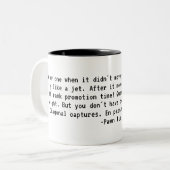 Schaaktips Tweekleurige Koffiemok (Voorkant links)