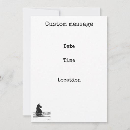 Schaaktoernooi Kunst Kaart (Achterkant)