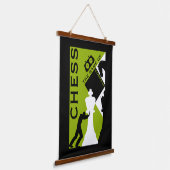 Schaakwandkunst Hangend Wandkleed (Gebogen)
