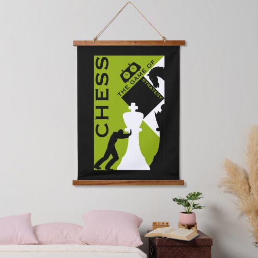 Schaakwandkunst Hangend Wandkleed (Slaapkamer)