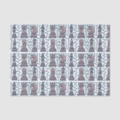Schaakweefselpapier, Schaakbord Decoupage Tissuepapier (Voorkant)