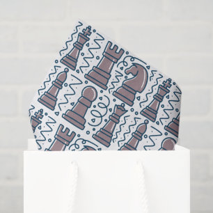 Schaakweefselpapier, Schaakbord Decoupage Tissuepapier