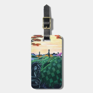 Schaakwereld Bagagelabel