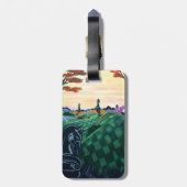 Schaakwereld Bagagelabel (Achterkant verticaal)