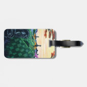 Schaakwereld Bagagelabel (Achterkant horizontaal)