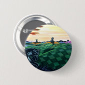 Schaakwereld Ronde Button 5,7 Cm (Voorkant /achterkant)