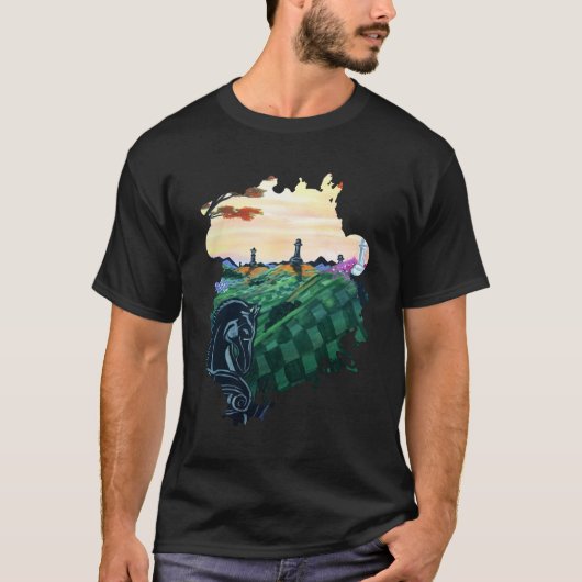 Schaakwereld T-shirt (Voorkant)