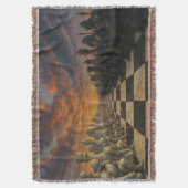 schaakwerpdeken deken (Voorkant Verticaal)