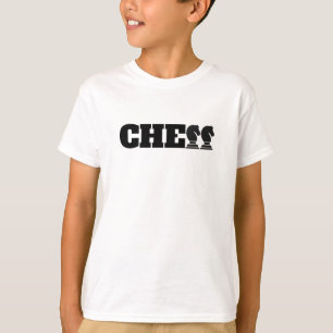 Schaakwoord Black Knights Creatief Slim Spel T-shirt