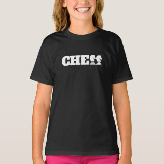 Schaakwoord White Knights Creatieve unieke strateg T-shirt