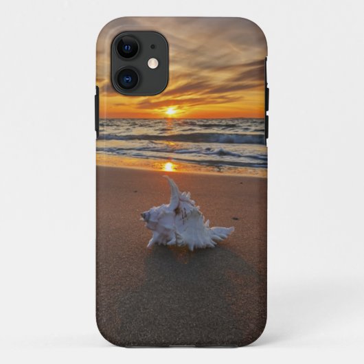 Schaal aan het strand bij zonsondergang | Kos Eila Case-Mate iPhone Case (Achterkant)