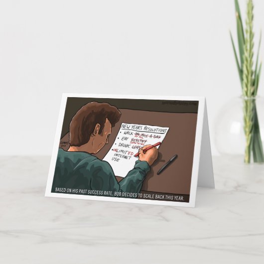 Schaal Achter het - Nieuwjaar Feestdagen Kaart (Voorkant)