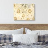 Schaal - Conchologie - Koraal Canvas Afdruk (Insitu (Slaapkamer))