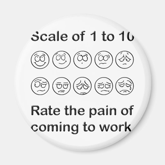 Schaal de pijn magneet (Voorkant)