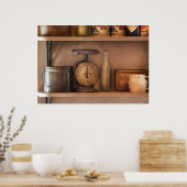 Schaal - De schaal van de Familie Poster (Keuken)