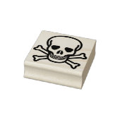 Schaal- en kruisbeenderen 2 kunststempel rubberstempel (Stempel)