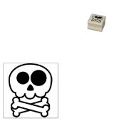 Schaal- en kruisbeenderen 5 kunststempel rubberstempel (Gestempeld)