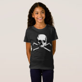 Schaal en kruisgraten t-shirt (Voorkant volledig)