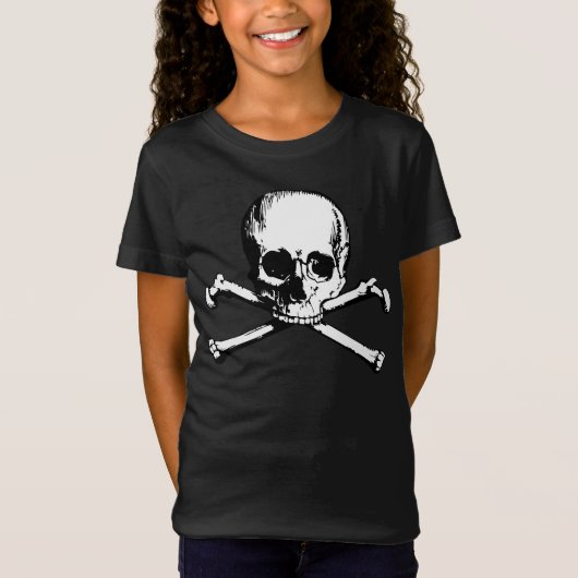 Schaal en kruisgraten t-shirt (Voorkant)