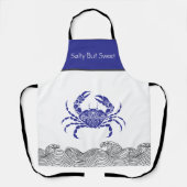Schaal- en schelpdieren Schort Mandala Krab (Voorkant)
