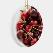 schaal met kersen keramisch ornament (Rechts)