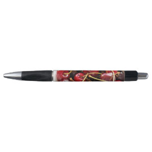 schaal met kersen pen