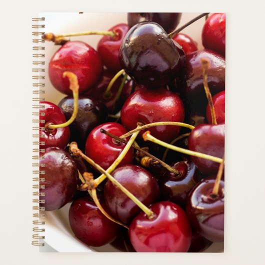 schaal met kersen planner (Voorkant)
