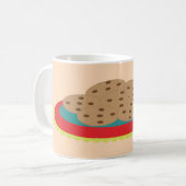 Schaal met koekjes koffiemok (Voorkant links)