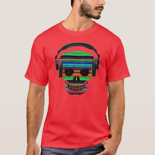Schaal met oortelefoons — T-shirt