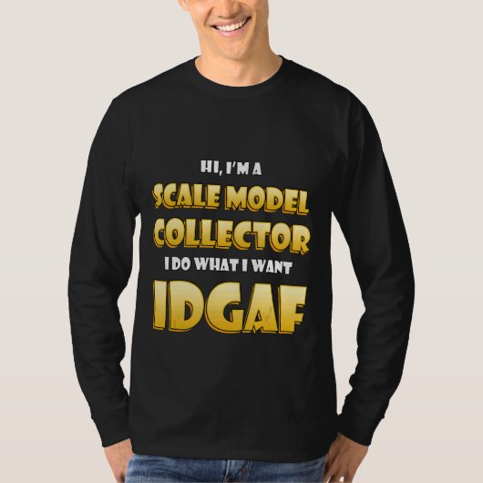 Schaal Model Collector Rare Collectie Trein Auto S T-shirt (Voorkant)