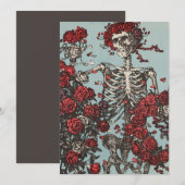 Schaal Omringd door Rozen Kaart (Voorkant / Achterkant)