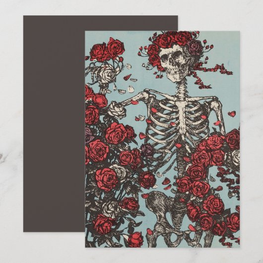 Schaal Omringd door Rozen Kaart (Voorkant / Achterkant)