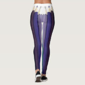 Schaal potloden in een rij leggings (Achterkant)