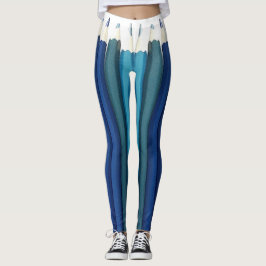 Schaal potloden in een rij leggings