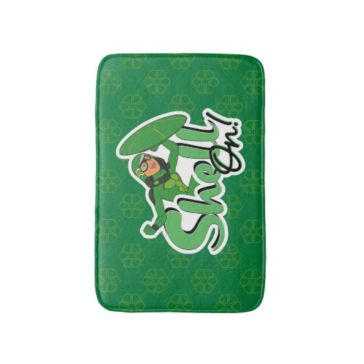 schaal | Shell ingeschakeld! Badmat (Voorkant Verticaal)