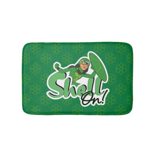 schaal | Shell ingeschakeld! Badmat (Voorkant)