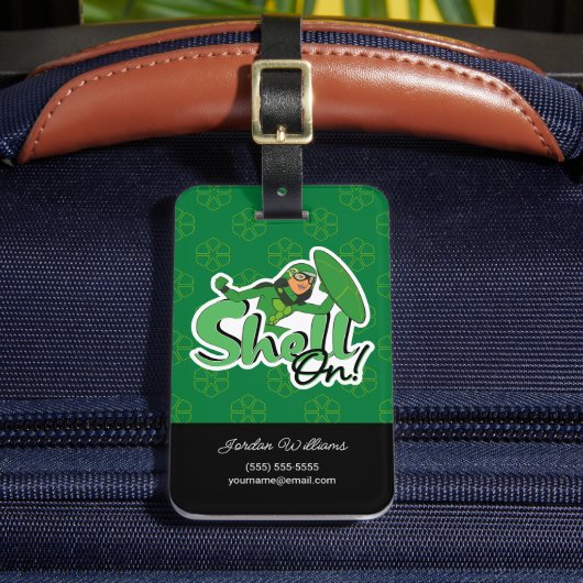 schaal | Shell ingeschakeld! Bagagelabel (Voorkant Insitu 2)