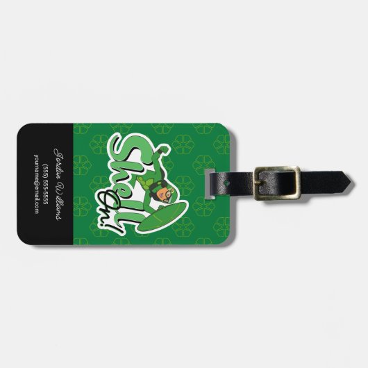 schaal | Shell ingeschakeld! Bagagelabel (Voorkant horizontaal)