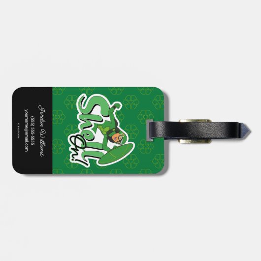 schaal | Shell ingeschakeld! Bagagelabel (Achterkant horizontaal)