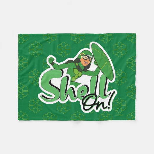 schaal | Shell ingeschakeld! Fleece Deken (Voorkant (Horizontaal))