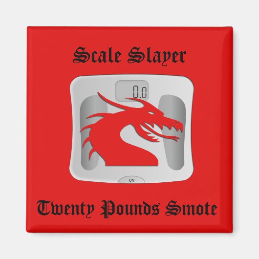 Schaal Slayer - Twintig Ponden Smote - Dragon Scal Magneet (Voorkant)