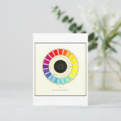  schaal van complementaire kleuren Briefkaart (Staand voorkant)