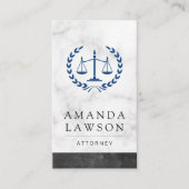 Schaal van de gerechtigheid Marmer Wettekst Leiste Afsprakenkaartje (Voorkant)