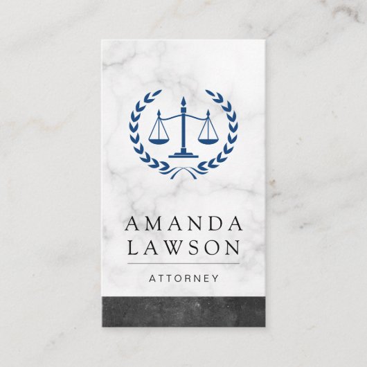 Schaal van de gerechtigheid Marmer Wettekst Leiste Afsprakenkaartje (Voorkant)