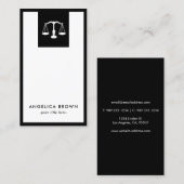 Schaal van de Logo van de rechter Visitekaartje (Voorkant / Achterkant)