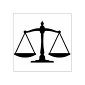 schaal van de rechtspleging kunststempel rubberstempel (Afrduk)