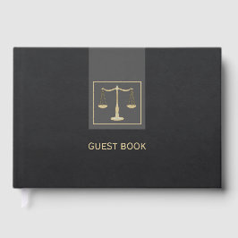 Schaal van de rechtvaardigheid gastenboek
