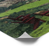 Schaal van de Vlagpole van het Mount Defiance Poster (Hoek)