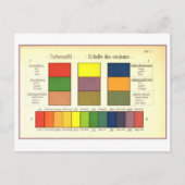  schaal van kleuren Briefkaart (Voorkant)