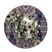 Schaal van papavers en vlinders dartbord (Voorkant)